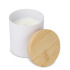 Świeca zapachowa Bhakti na bazie roślin w aluminiowym słoiku z recyklingu Biały LT90745-N0001 (3) thumbnail