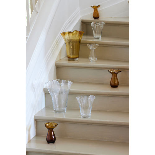 Wazon VIVA mini, bursztynowy Bursztynowy 5018429- (2)