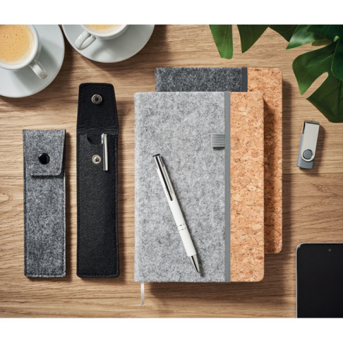 Piórnik filcowy RPET Szary MO2473-07 (4)