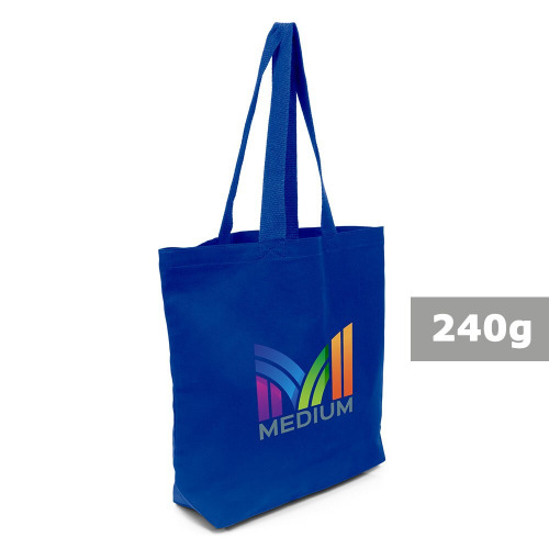 Torba bawełniana na zakupy | Ornell Granatowy VA088-04 