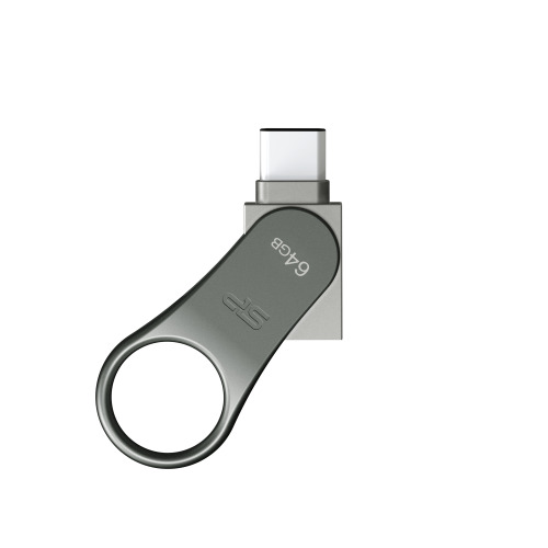 Pendrive z wejściem USB typu C Mobile C80, 64GB 3.2 Silicon Power Szary EG 815007 64GB (2)