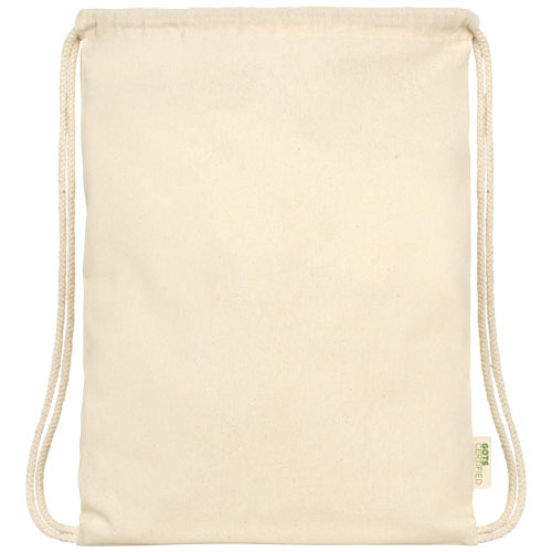Plecak ściągany sznurkiem Orissa z bawełny organicznej z certyfikatem GOTS o gramaturze 140 g/m² Natural 12061206 (2)