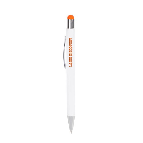 Długopis, touch pen pomarańczowy V1931-07 (2)
