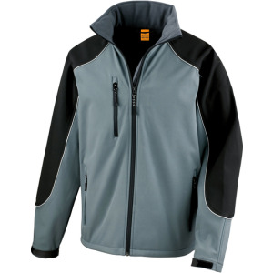 Kurtka Klasyczna Softshell Wodoodporna Oddychająca - Navy & Navy