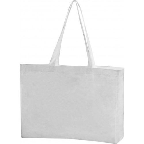 Torba z bawełny organicznej z długimi uszami 270 g/m2 BARI Biały 322906 