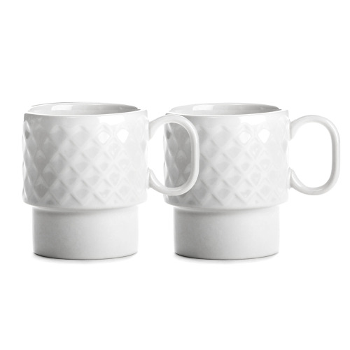 Sagaform Coffee & More Kubek do kawy 2 szt. 250 ml Biały LT52207-N0001 