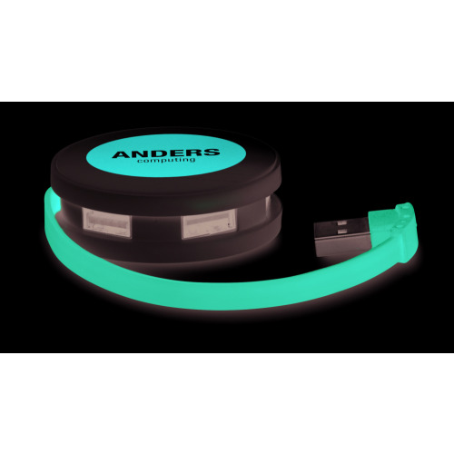 Rozdzielacz USB 4 porty Czerwony MO8671-05 (3)