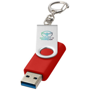 Rotate pendrive wyposażony w interfejs USB 3.0 z łańcuchem do kluczy