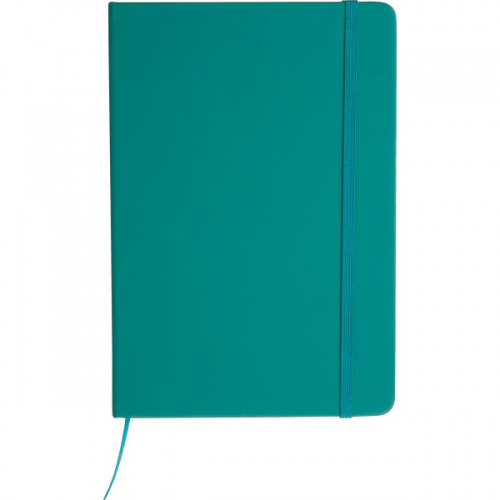 Notatnik A5 w linie z materiałów z recyklingu DOMINIK Turkusowy 2526114 (3)