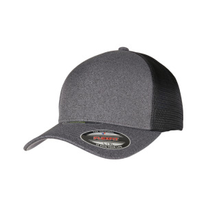 Czapka Trucker Dwukolorowa Siateczka - Dark Grey & Black