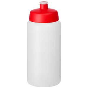 Bidon Baseline® Plus o pojemności 500 ml ze sportowym wieczkiem i uchwytem Przezroczysty