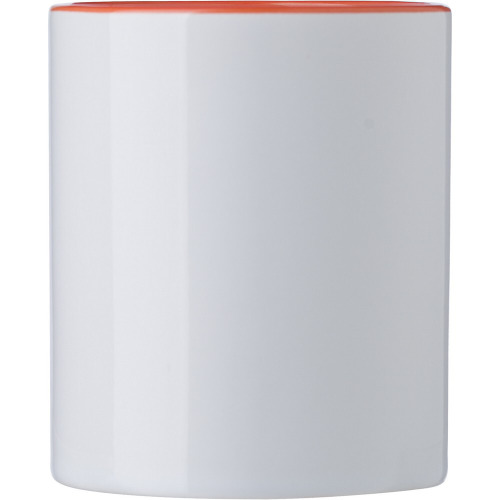 Kubek ceramiczny 300 ml pomarańczowy V6986-07 (2)
