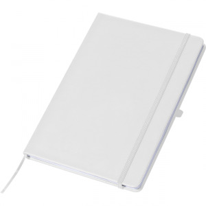 Notatnik A5 w linie z materiałów z recyklingu LORENA Biały