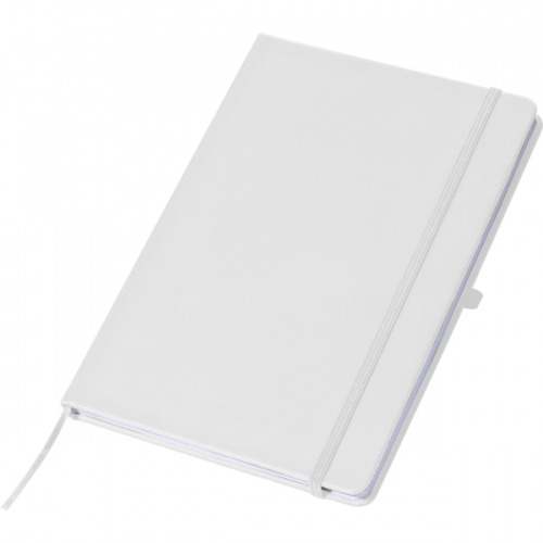 Notatnik A5 w linie z materiałów z recyklingu LORENA Biały 2875906 