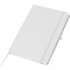 Notatnik A5 w linie z materiałów z recyklingu LORENA Biały 2875906  thumbnail