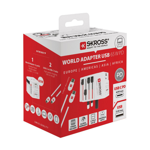 Adapter podróżny SKROSS MUV 65W Biały VSK13-02 (7)