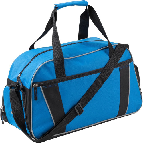 Torba sportowa, podróżna, przegroda na buty Niebieski V0426-11 