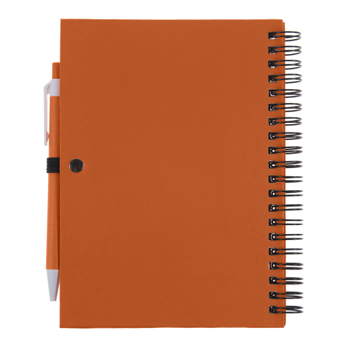 Notatnik z długopisem pomarańczowy V2795-07 (2)