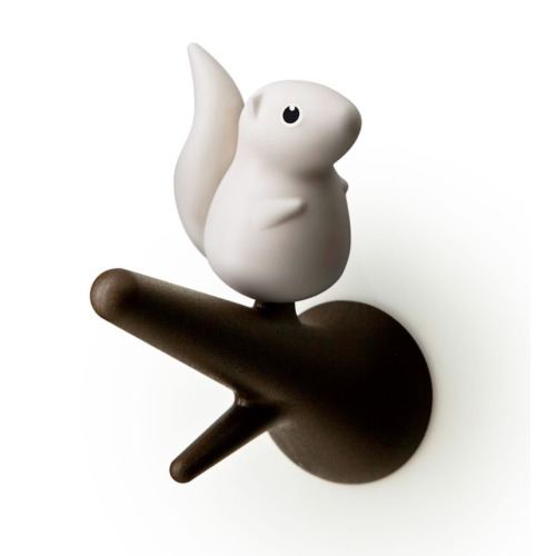 Wieszak wiewiórka Wielokolorowy QL10088-BN-WH 