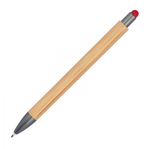 Długopis drewniany touch pen LUCIO Czerwony 1219405 (4)