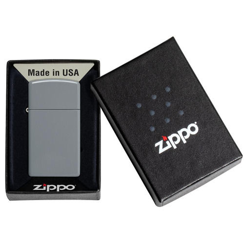 Zapalniczka Zippo Slim Flat Grey ZIP60005898 (3)