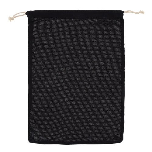 Bawełniana torba wielokrotnego użytku na żywność OEKO-TEX® 30x40cm Czarny LT95209-N0002 