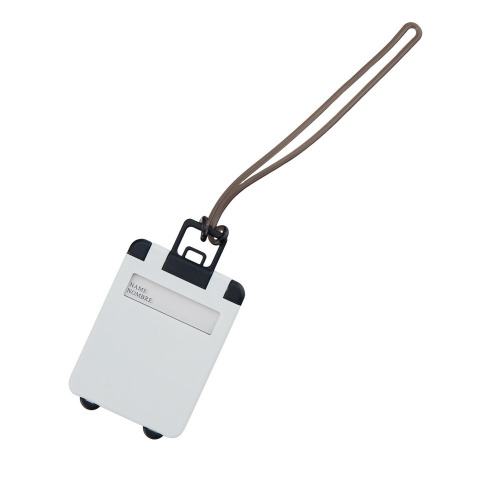 Zawieszka do bagażu Biały V4751-02 