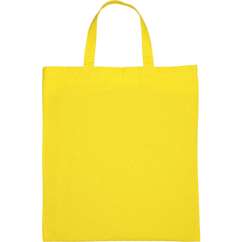 Torba bawełniana z krótkimi uszami 140 g/m2 BREGENZ żółty 068008 