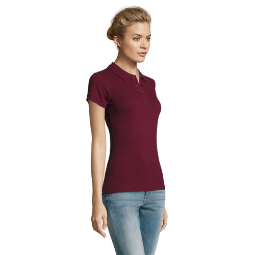 PERFECT Damskie POLO 180g Burgundy S11347-BG-S (2)