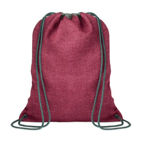 Ocieplana torba ze sznurkiem czerwony MO9776-05 