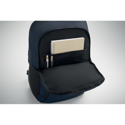 Plecak na laptop 15" z PU Francuski Granat MO2684-85 (2)