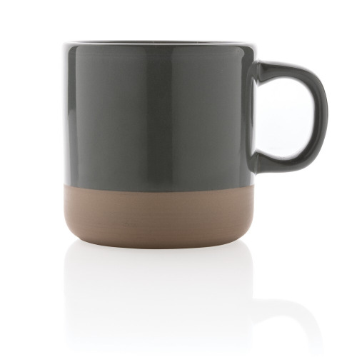 Kubek ceramiczny 300 ml Szary P434.112 (1)