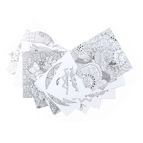 Kolorowanka, mandala, kredki Neutralny V7868-00 (4)