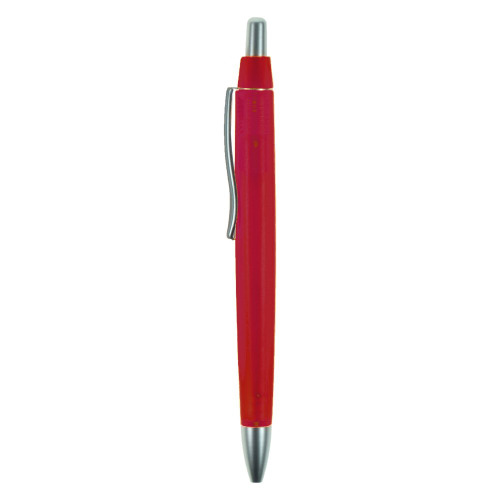 Notatnik A6 (kartki w linie)  z długopisem czerwony V2391-05 (3)