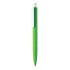 Długopis X3 z przyjemnym w dotyku wykończeniem zielony V1999-06  thumbnail