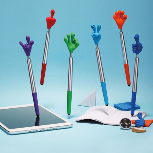Długopis plastikowy touch pen Smile Hand CrisMa KARINA Turkusowy 1341514 (9)