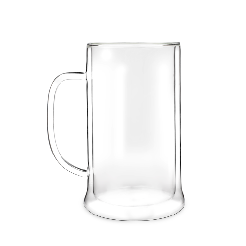 Kufel do piwa z podwójną ścianką 500ml AMO Vialli Design Bezbarwny VD1228 (1)