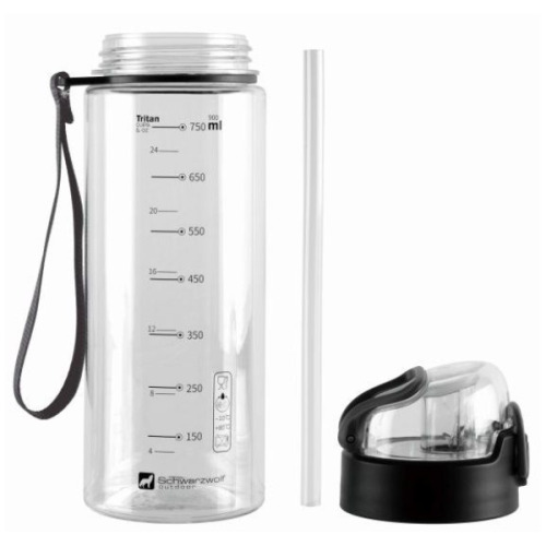 Butelka z tritanu 850 ml SEYHAN Schwarzwolf Przeźroczysty F4912600AJ366 (1)