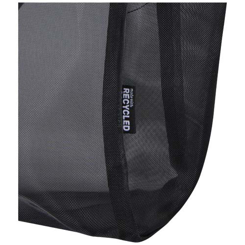 Mesh torba na zakupy 23 l z recyklingu z certyfikatem GRS Czarny 13013890 (4)