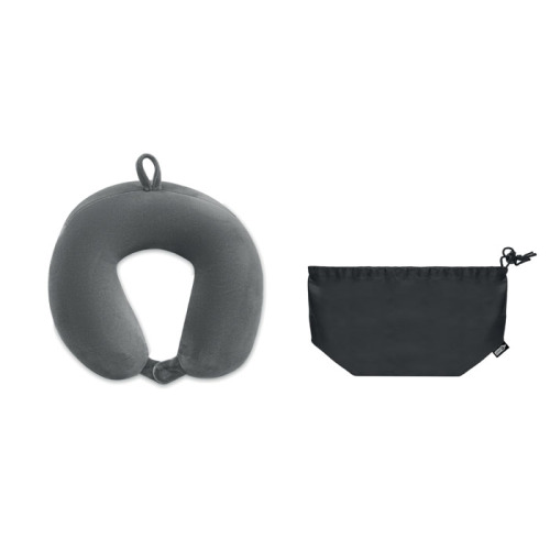 Poduszka podróżna z pianki Kamienny Szary MO2479-15 (2)