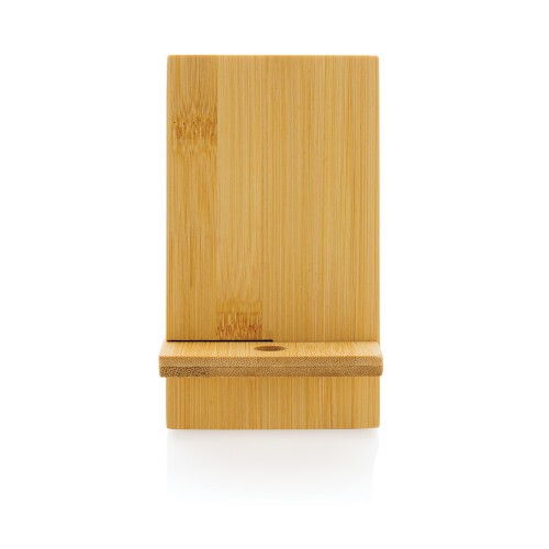 Bambusowy stojak na telefon brązowy P301.409 (3)