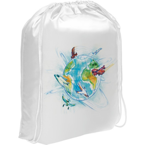 Worek ze sznurkiem | Flynn Biały V4631-02 (4)