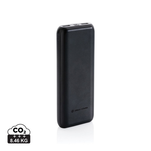 Szybki power bank 20000 mAh Urban Vitamin Czarny P322.751 