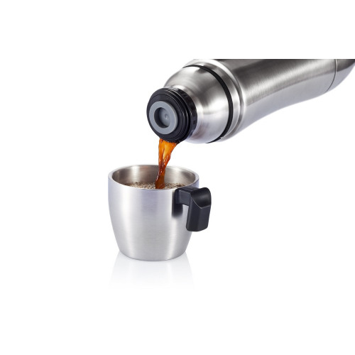 Termos 700 ml z uchwytem, 2 kubki Srebrny V4694-32 (2)