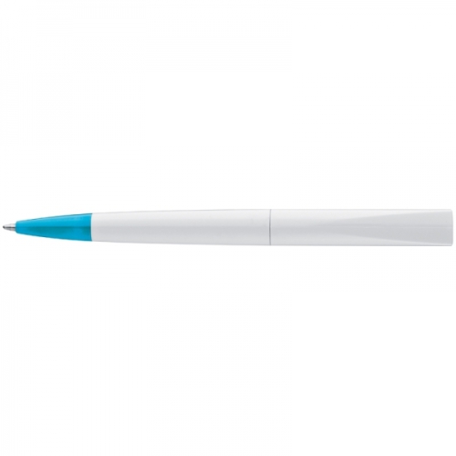 Długopis plastikowy z szerokim klipsem CANBERRA turkusowy 306114 (3)