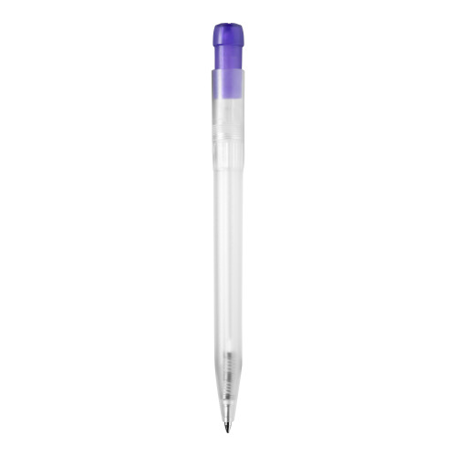 Długopis Ingeo TM Pen Clear przejrzysty Ecru / purpurowy LT87543-N5472 (2)