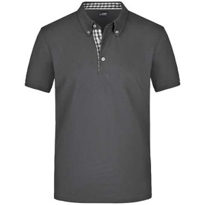 Men´s Plain Polo - Navy / Navy / White