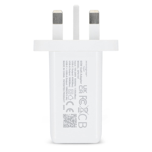 Zasilacz Xoopar ICE-G 65 W GaN z wtyczką brytyjską Biały LT41030-N0001 (4)
