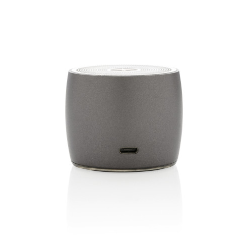 Basowy głośnik bezprzewodowy 3W Swiss Peak Szary P326.781 (18)