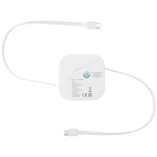 Gloas kabel 5-w-1 z recyklingu do synchronizacji danych z funkcją szybkiego ładowania 100 W i zestawem narzędzi do smartfonów Biały 12444801 (4)